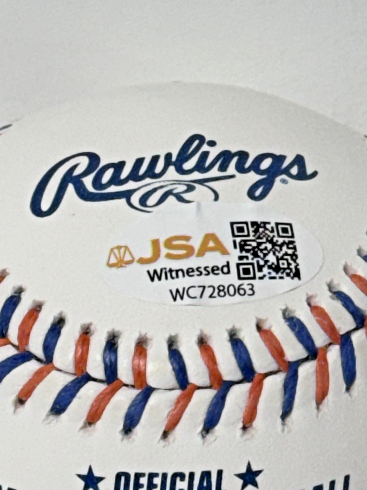David Wright Signed NY Mets Logo Ball Once a Met Always a Met Auto JSA COA