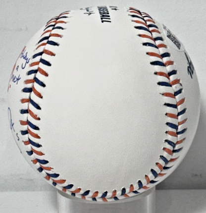 David Wright Signed NY Mets Logo Ball Once a Met Always a Met Auto JSA COA