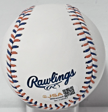 David Wright Signed NY Mets Logo Ball Once a Met Always a Met Auto JSA COA