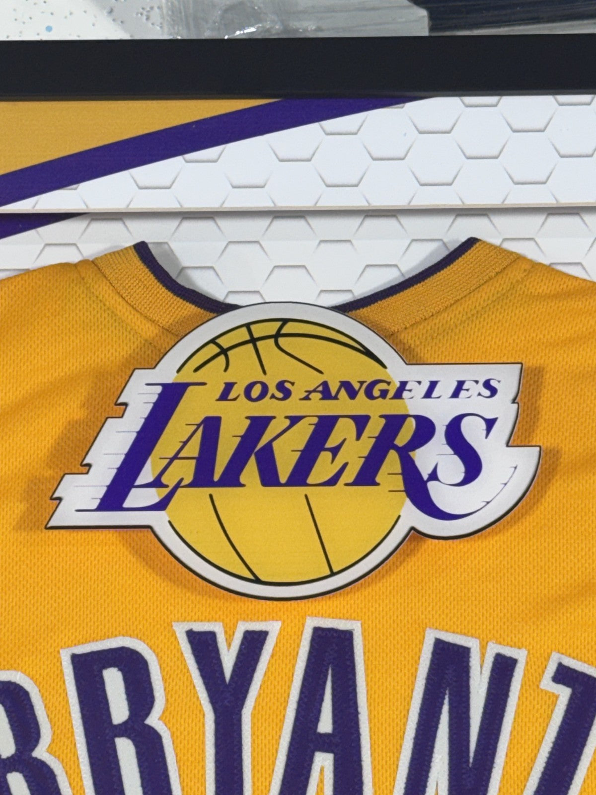 Kobe Bryant Signed LA Lakers Jersey Framed LED Shadowbox Full Name Auto PSA COA