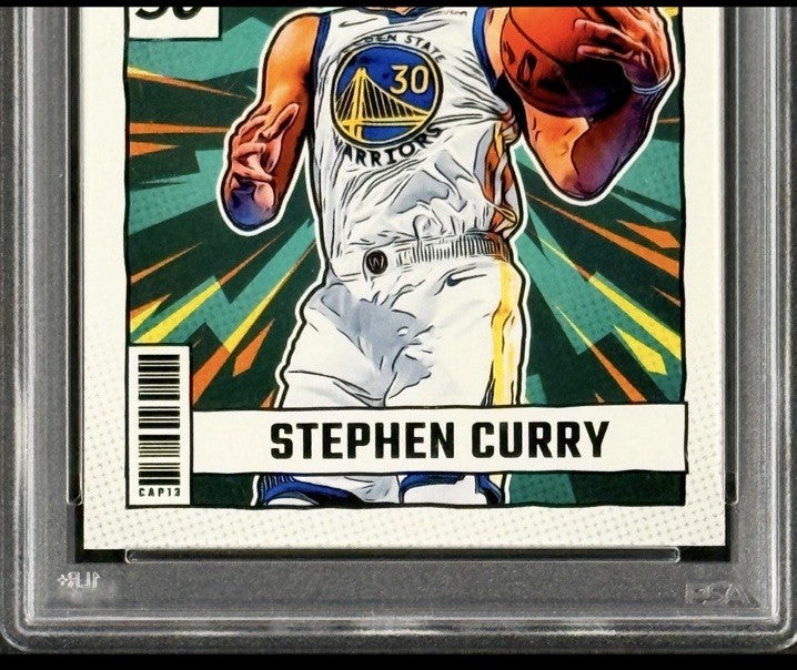 2024-25 Panini Donruss Net Marvels Stephen Curry #9 PSA 10 Gem Mint Low Pop