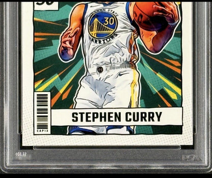 2024-25 Panini Donruss Net Marvels Stephen Curry #9 PSA 10 Gem Mint Low Pop