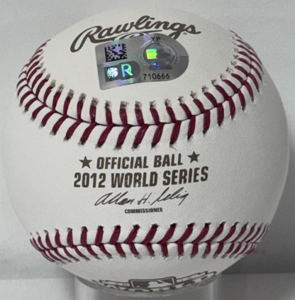 Matt Cain Signed Official 2012 World Series Baseball Auto MLB Holo COA SF Giants
