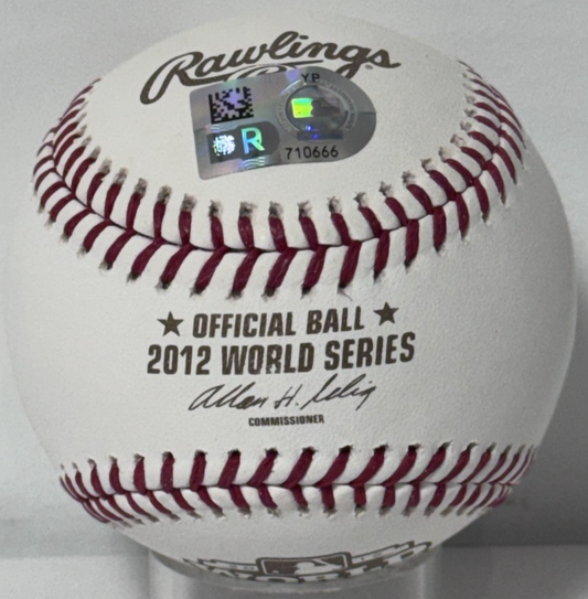 Matt Cain Signed Official 2012 World Series Baseball Auto MLB Holo COA SF Giants