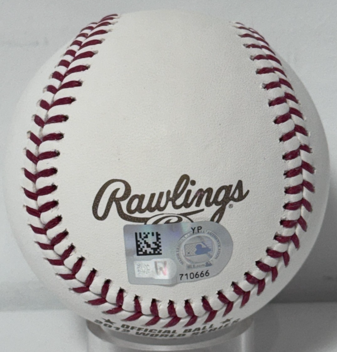 Matt Cain Signed Official 2012 World Series Baseball Auto MLB Holo COA SF Giants