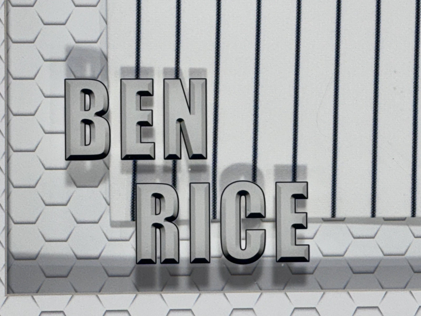Ben Rice Signed NY Yankees Nike Jersey Framed LED Shadowbox Auto Steiner COA