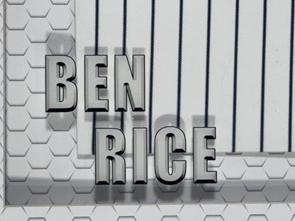 Ben Rice Signed NY Yankees Nike Jersey Framed LED Shadowbox Auto Steiner COA