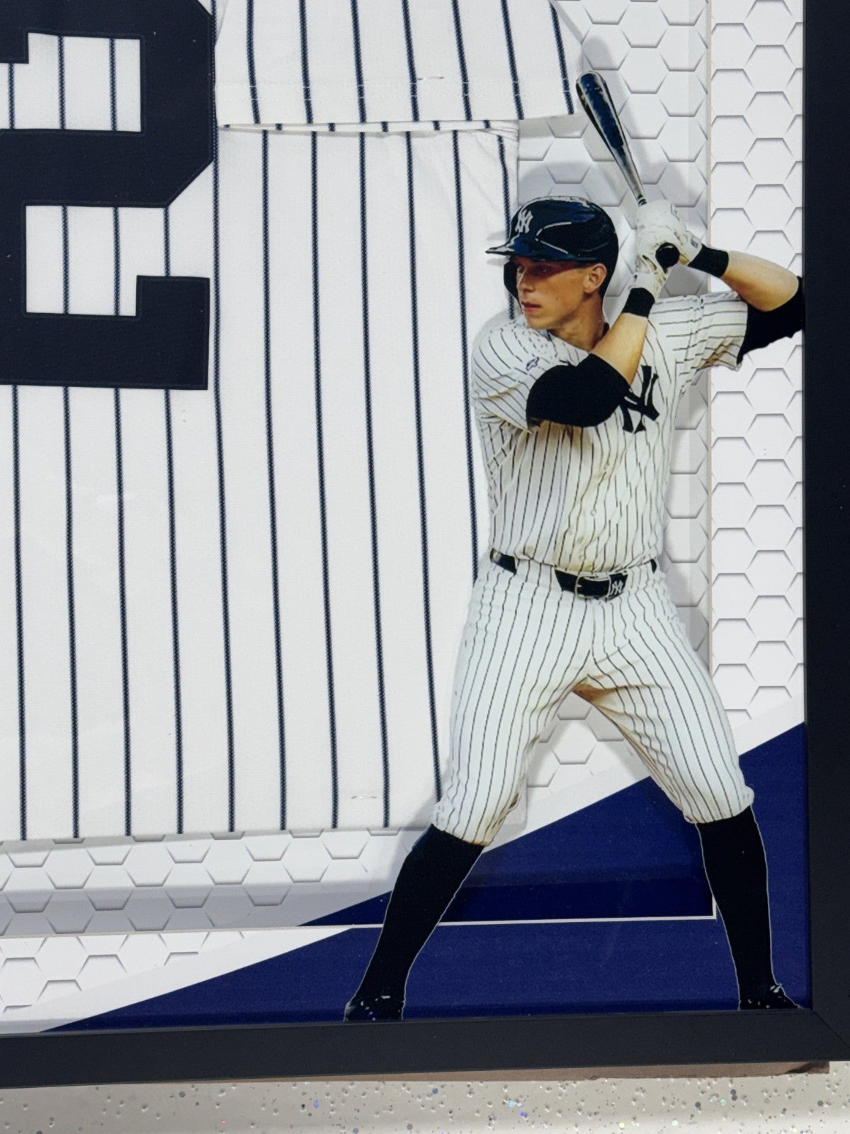 Ben Rice Signed NY Yankees Nike Jersey Framed LED Shadowbox Auto Steiner COA