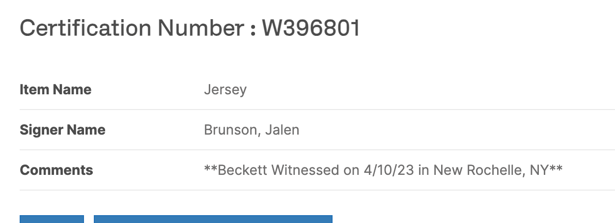Jalen Brunson Signed Nike Jersey Framed LED Shadowbox Auto BAS COA NY Knicks MVP