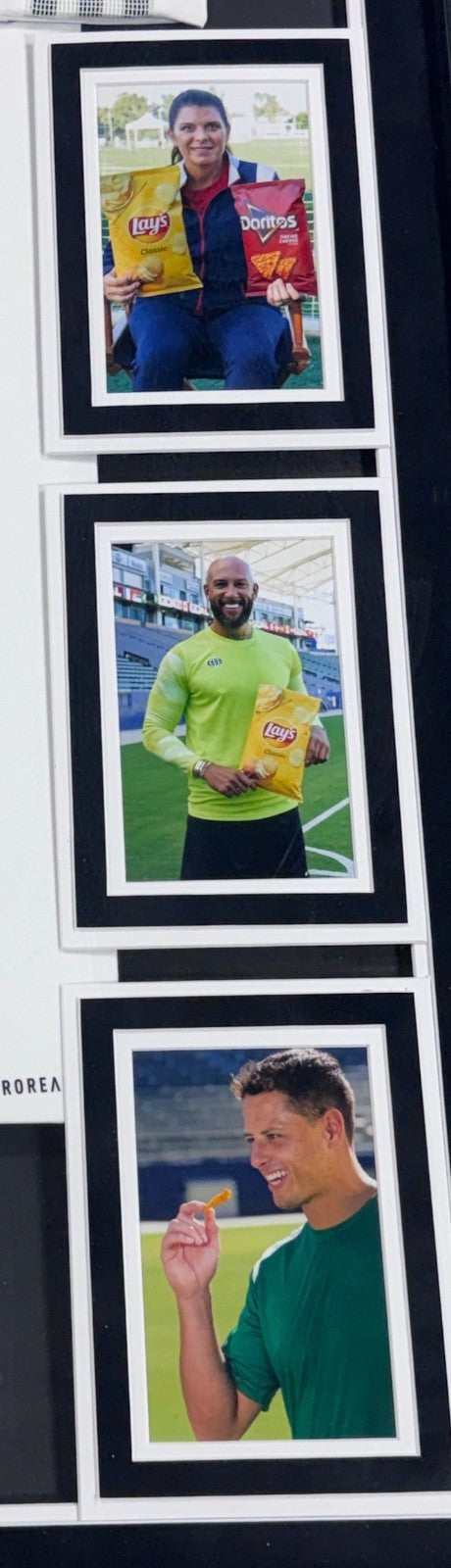 FIFA World Cup 2022 Frito Lay Multi Signed Adidas Jersey Framed COA Manning Hamm