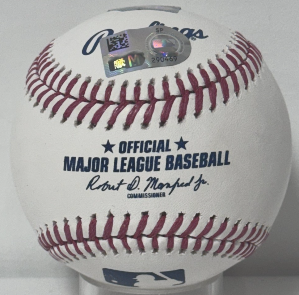 Cam Schlittler Signed Official Baseball MLB Debut Auto Fanatics MLB NY Yankees