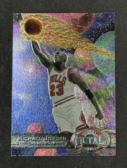1997-98 Skybox Metal Universe Michael Jordan #23 Chicago Bulls HOF Rare Card
