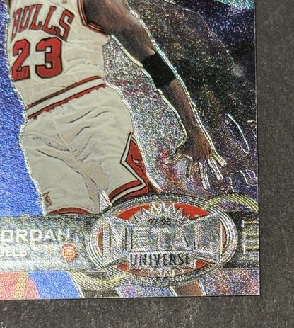 1997-98 Skybox Metal Universe Michael Jordan #23 Chicago Bulls HOF Rare Card