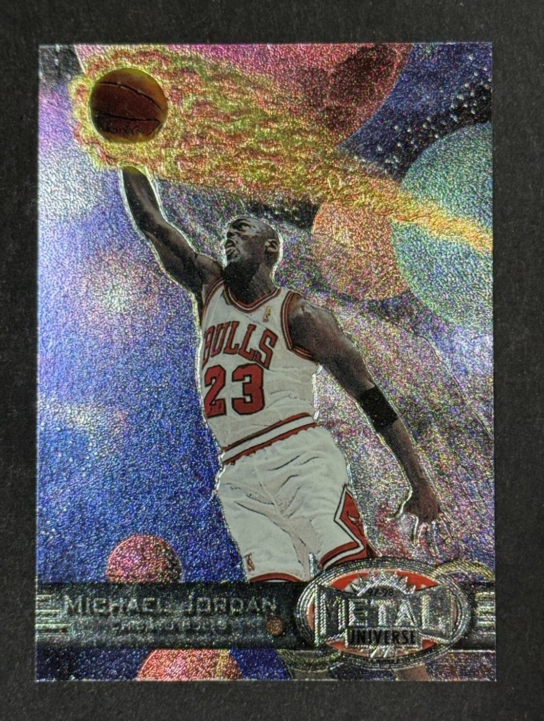 1997-98 Skybox Metal Universe Michael Jordan #23 Chicago Bulls HOF Rare Card