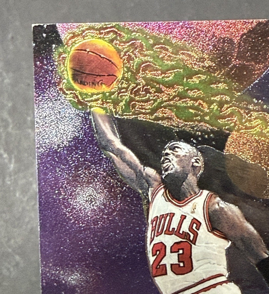 1997-98 Skybox Metal Universe Michael Jordan #23 Chicago Bulls HOF Rare Card