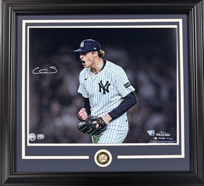 Cam Schlittler Signed 16x20 Spotlight Photo Framed Auto Fanatics COA NY Yankees