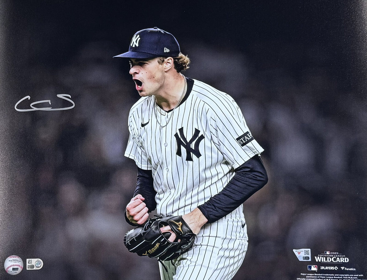 Cam Schlittler Signed 16x20 Spotlight Photo Framed Auto Fanatics COA NY Yankees