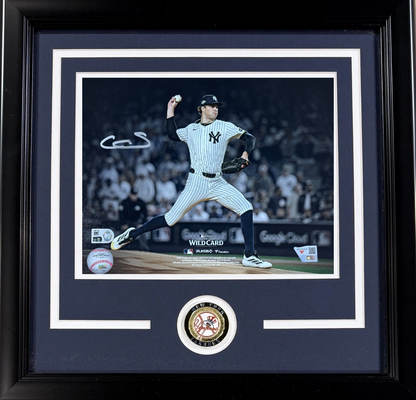 Cam Schlittler Signed 8x10 Spotlight Photo Framed Auto Fanatics COA NY Yankees