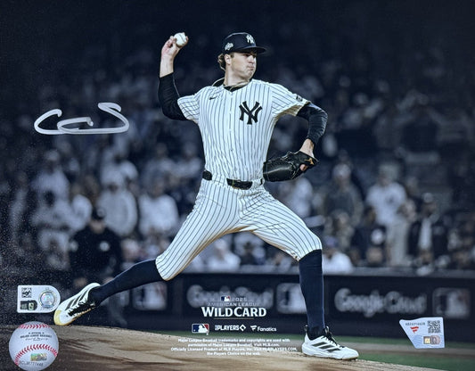 Cam Schlittler Signed 8x10 Spotlight Photo Framed Auto Fanatics COA NY Yankees