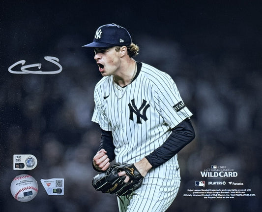 Cam Schlittler Signed 8x10 Spotlight Photo Framed Auto MLB Fanatics NY Yankees