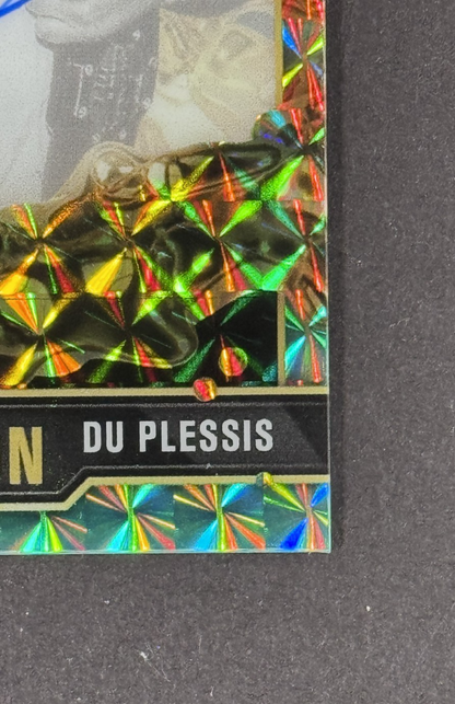 2025 Topps Chrome UFC Dricus Du Plessis Mark Of A Champion Aqua Auto #MOC-DD
