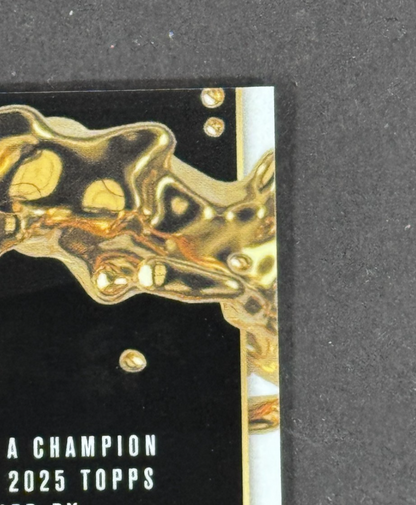 2025 Topps Chrome UFC Dricus Du Plessis Mark Of A Champion Aqua Auto #MOC-DD
