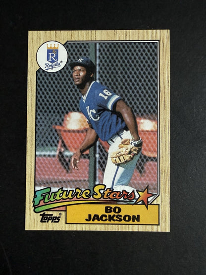 1987 Topps Future Stars Bo Jackson #170 Rookie Lot Of 5 Nm - Mint Rc