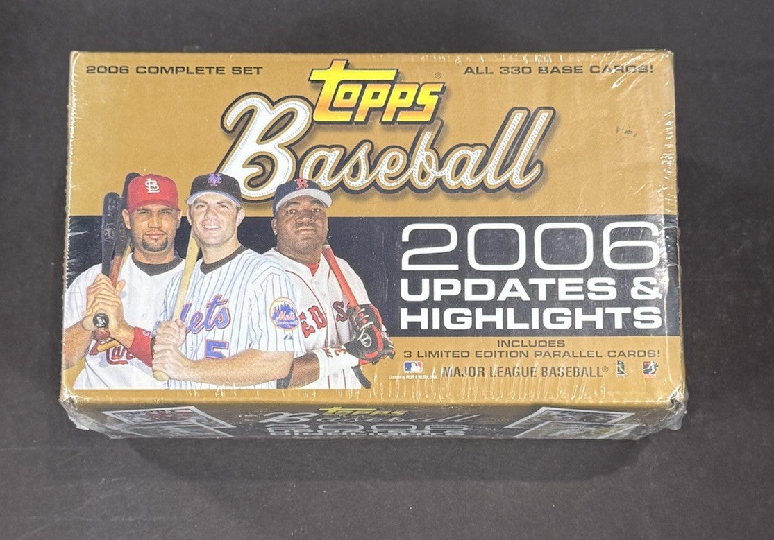 2006 TOPPS BASEBALL UPDATES AND HIGHLIGHTS COMPLETE SET FACTORY SEALED 330 Cards