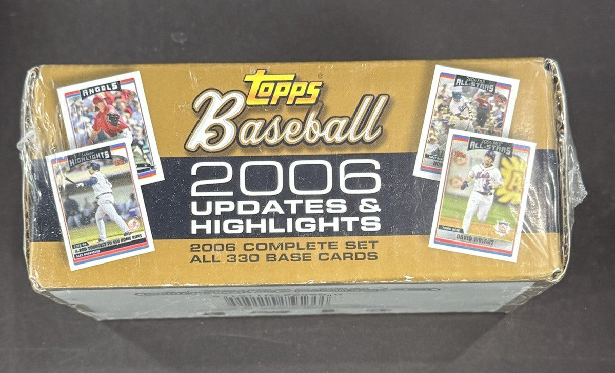 2006 TOPPS BASEBALL UPDATES AND HIGHLIGHTS COMPLETE SET FACTORY SEALED 330 Cards