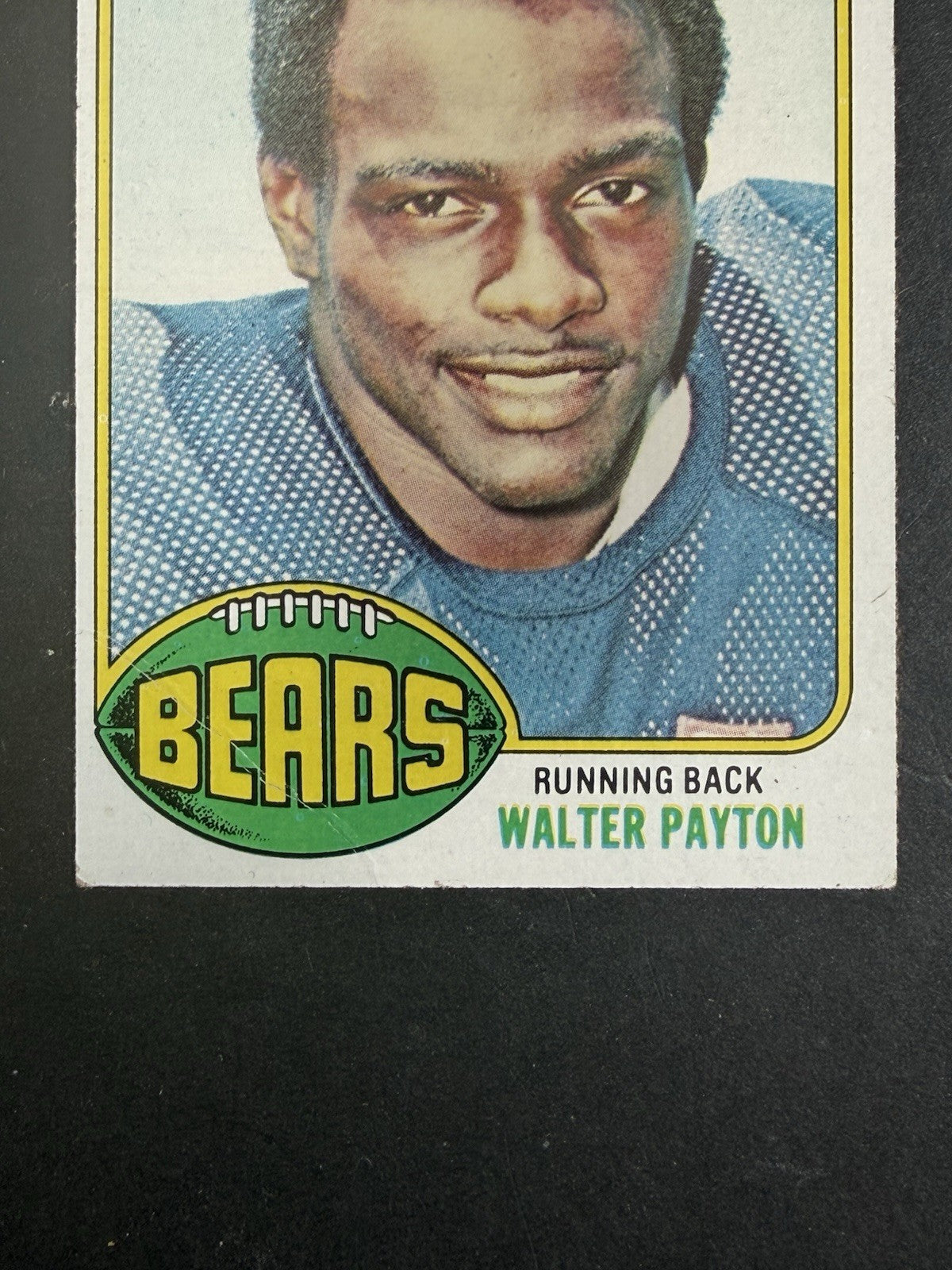 Topps 1976 Walter Payton #148 ROOKIE CARD Nice W/ Slight Paper Wrinkle HOF Bears