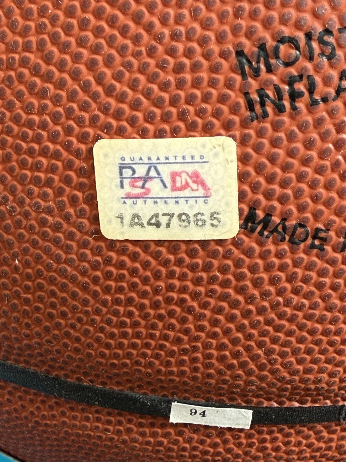 Kobe Bryant LA Lakers Signed NBA Spalding Basketball Auto PSA COA HOF