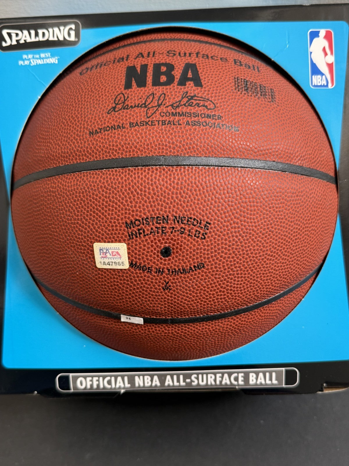 Kobe Bryant LA Lakers Signed NBA Spalding Basketball Auto PSA COA HOF