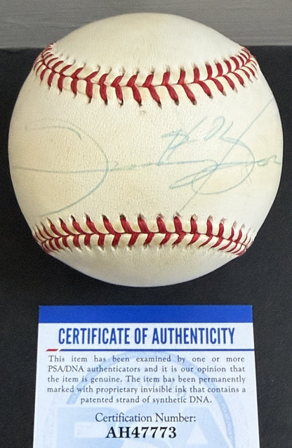 Sammy Sosa Signed Official Nl Baseball Psa COA Chicago Cubs 600 Hr Vintage Auto