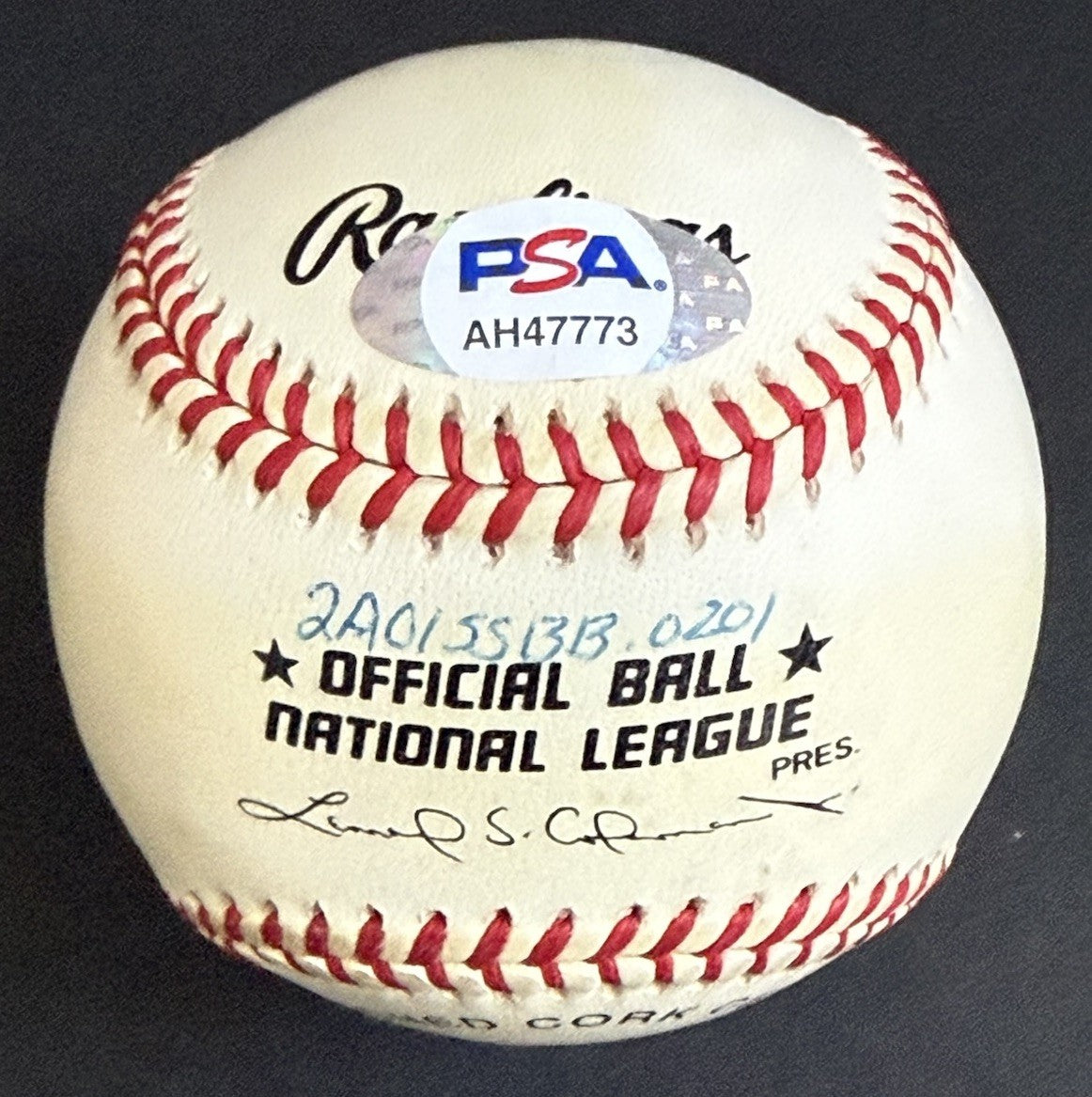 Sammy Sosa Signed Official Nl Baseball Psa COA Chicago Cubs 600 Hr Vintage Auto