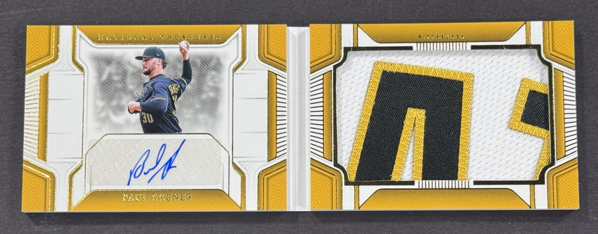 2025 Panini National Treasures Paul Skenes Jumbo Signature Booklet /35 Pirates