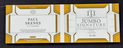 2025 Panini National Treasures Paul Skenes Jumbo Signature Booklet /35 Pirates
