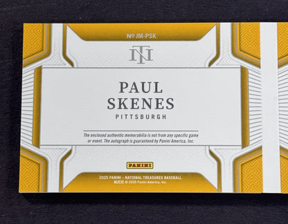 2025 Panini National Treasures Paul Skenes Jumbo Signature Booklet /35 Pirates