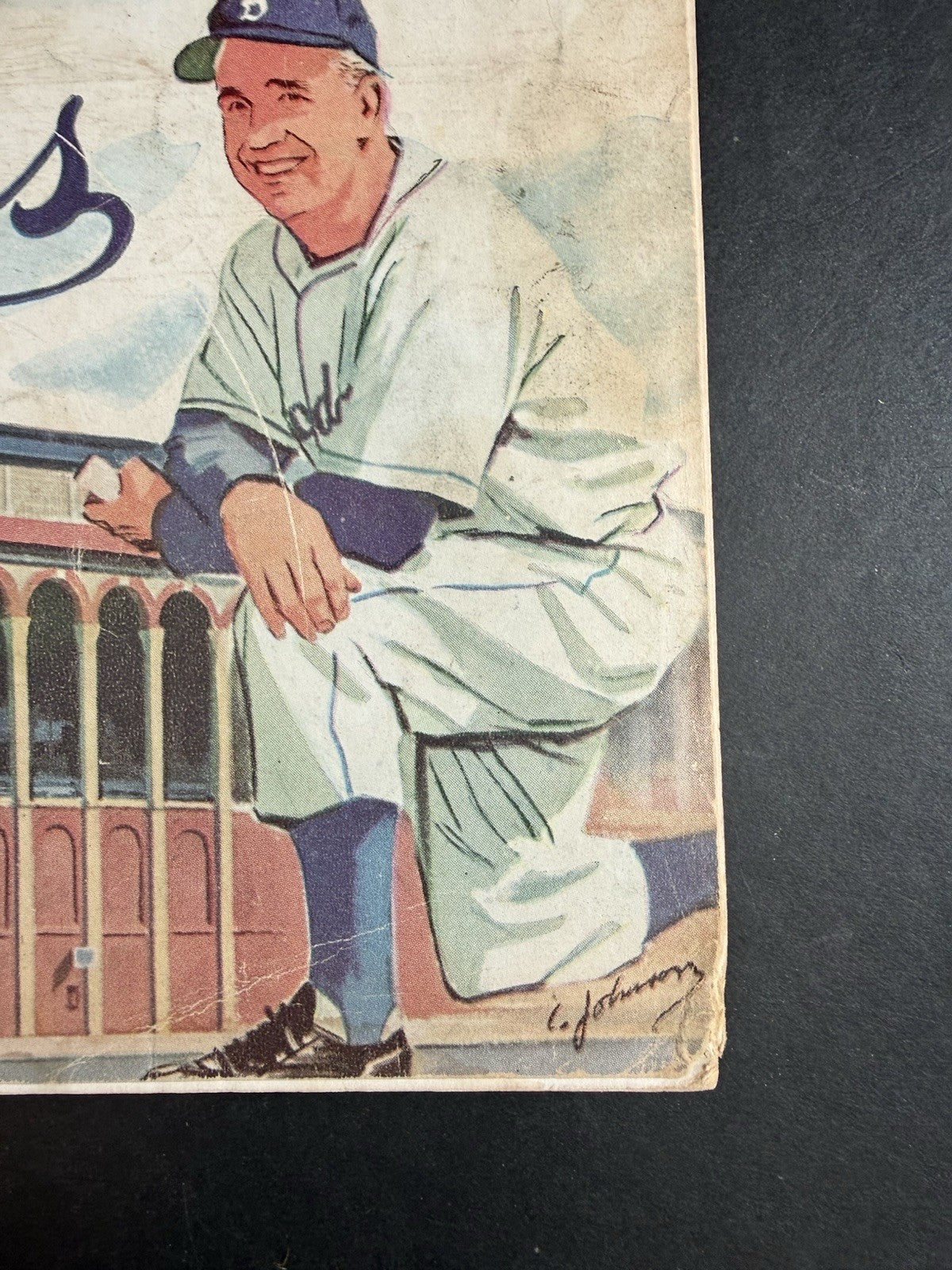 1956 World Series Program New York Yankees vs Brooklyn Dodgers Don Larsen Pg