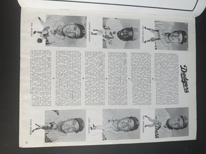 1956 World Series Program New York Yankees vs Brooklyn Dodgers Don Larsen Pg