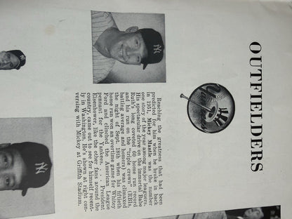 1956 World Series Program New York Yankees vs Brooklyn Dodgers Don Larsen Pg