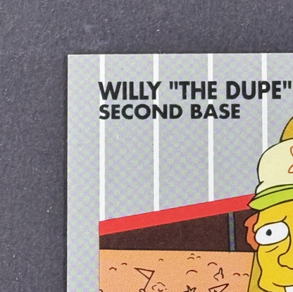 1994 Skybox The Simpsons Series 2 Willy The Dupe Dipkin Promo Card #B1 Isotopes