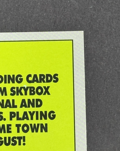 1994 Skybox The Simpsons Series 2 Willy The Dupe Dipkin Promo Card #B1 Isotopes