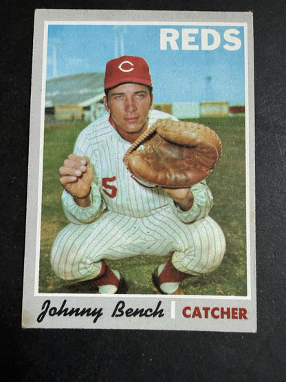 1970 Topps Johnny BENCH Cincinnati REDS High #660 HOF Ex