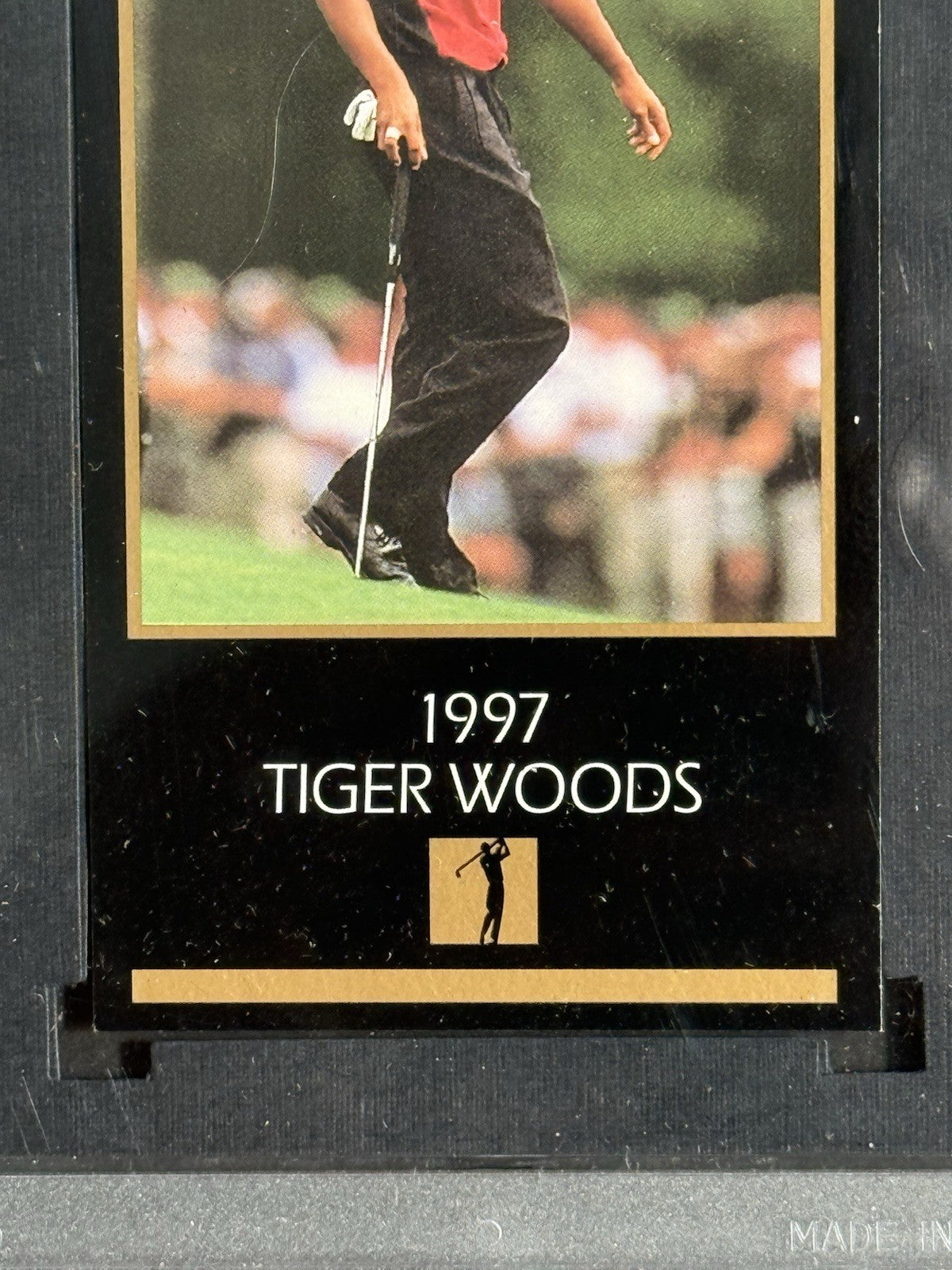 1997 Grand Slam Ventures Tiger Woods Masters Collection GOLD FOIL RC GRADE 9.8