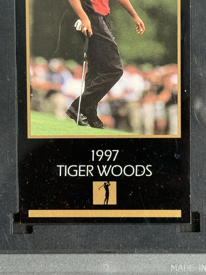 1997 Grand Slam Ventures Tiger Woods Masters Collection GOLD FOIL RC GRADE 9.8