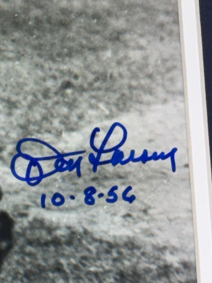 Yogi Berra Don Larsen Signed 11x14 Framed Photo Yankees WS Perfect Game Auto PSA