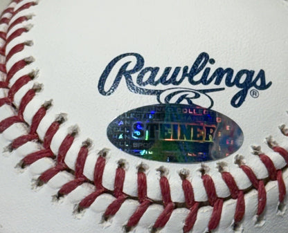 Tommy John Signed Official MLB Baseball NY Yankees 288 Wins Auto Steiner COA