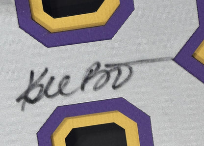Kobe Bryant Signed Jersey Number Framed LED Shadowbox Auto PSA COA LA Lakers HOF