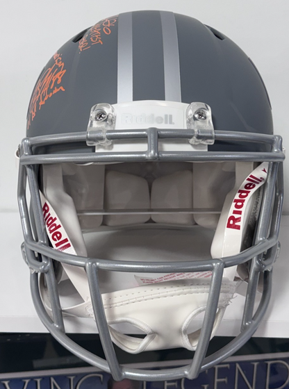 Miami Hurricanes 01 Signed Riddell Slate Auth Helmet 5 Auto JSA COA Gore Portis