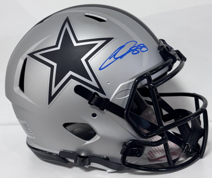 CeeDee Lamb Signed Cowboys Riddell Rave Speed Authentic Helmet Auto Fanatics COA